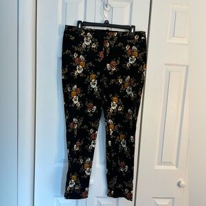 Floral dress pants